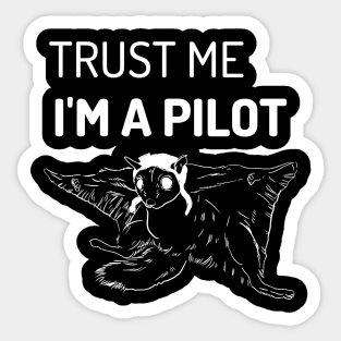 Trust me I'm a pilot Sticker